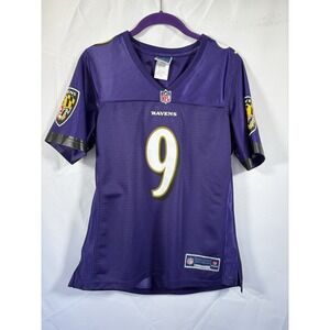 Offically Licensed NFL Pro Line Jersey Size Small Woman' #9 Tucker Baltimore rav